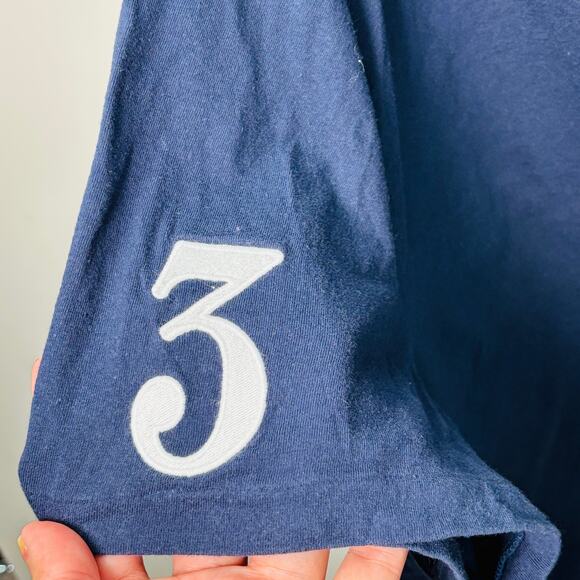 Polo by Ralph Lauren Dark Blue Tee with White Logo - Picture 5 of 10